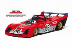 画像1: 【再入荷】フェラーリ３１２ＰＢ[Ferrari312PB]Ｎｏ８６ タルガフローリオ１９７２ ２ｎｄ 《ＫｉｔＣａｒ》 
