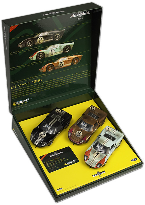 Le Mans1966 1st 2nd 3rd Ford GT40 No1 No2 No5 GoodWood【フォードGT40 ル・マン24時間耐久レース 3台セット】『限定BOX』