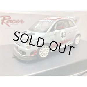 画像: ABARTH500 Assetto corse No.49(OZ Type)【アバルト500】FIAT500CINQUECENTO【フィアット500チンクエチェント】グレーx赤ライン