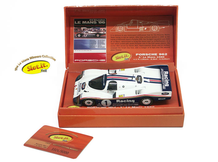 画像: PORSCHE962C No.1 LeMans 1986 Winner (Limited Edition Box)【ポルシェ９６２Ｃ ロスマンズ １９８６年ルマン２４時間耐久レース優勝車両】