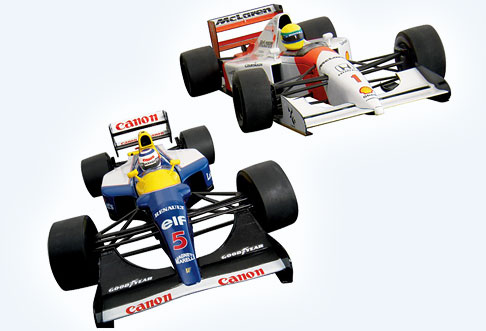 Monaco Grand Prix1992 F1 BOX Williams FW14B No5 and McLaren MP4/7 