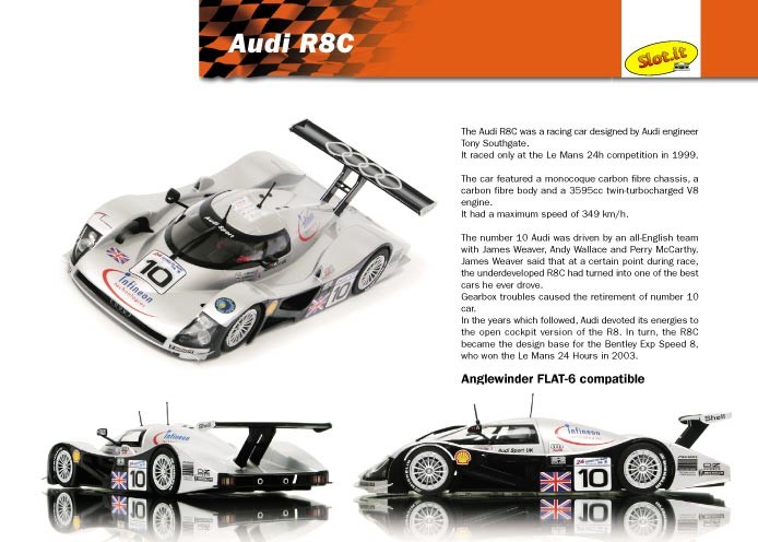 画像: Audi R8C 24ｈ Le Mans1999 No.10【アウディＲ８Ｃ １９９９年ルマン２４時間耐久レース】