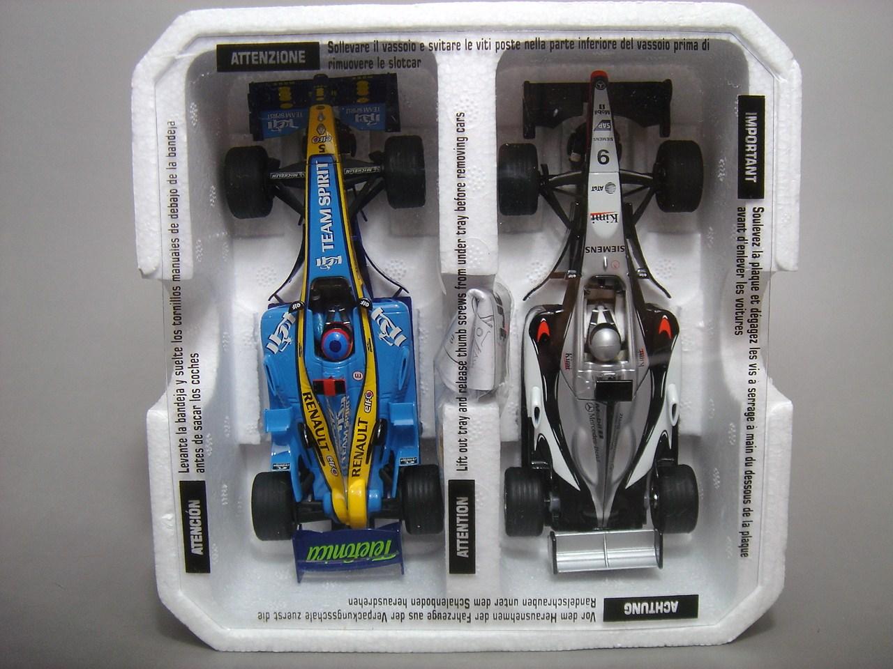 画像: 【20%OFF】Racing Pack Formula One x 2 Cars[Renault F1 R25 & McLaren F1] 【ルノーＦ１Ｒ２５ フェルナンド アロンソ2005年Ｆ1ワールドチャンピオン車輛＆マクラーレンＦ１　キミ ライコネン】
