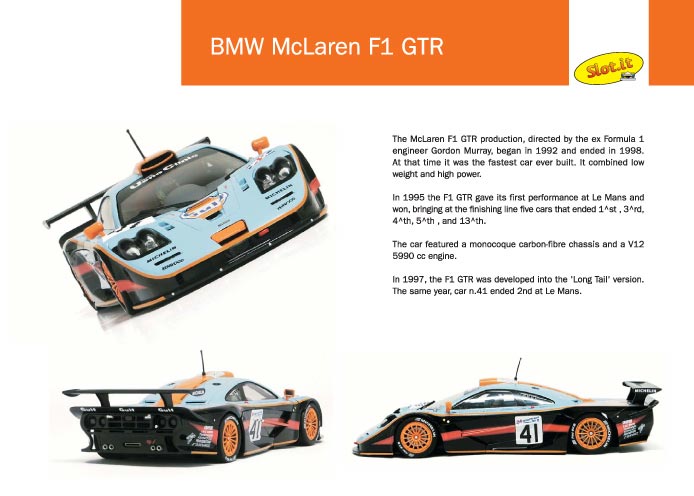 画像: 【再入荷】BMW McLaren F1 GTR 2nd Le Mans 1997 No.41 Gulf【ビーエムダブルマクラーレンＦ１GTR1997年ルマン24時間耐久レース2位ガルフカラー】