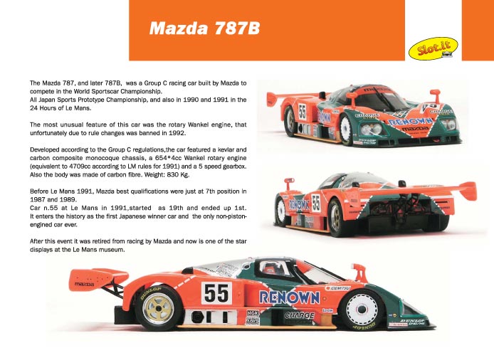 画像: 【再入荷】Mazda787B Le Mans1991 Winner No55 RENOWN【マツダ787B 1991年ルマン24時間耐久レース優勝車輌レナウンカラー限定BOX】
